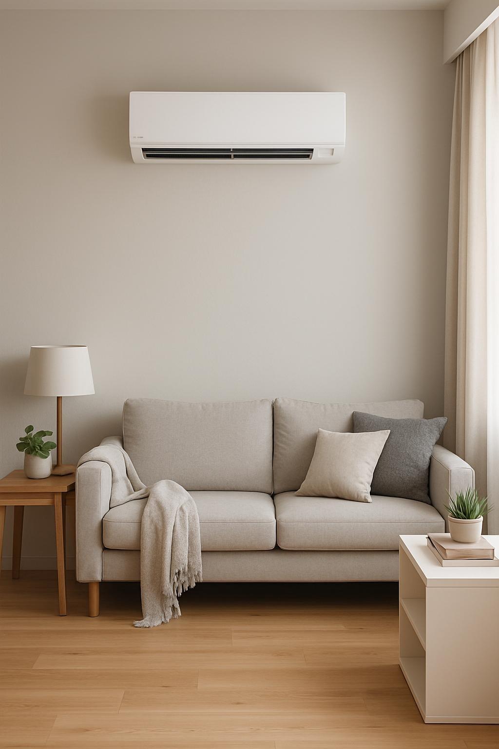 Pekná a funkčná klimatiyácia na stene